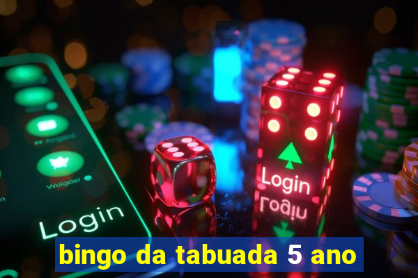 bingo da tabuada 5 ano