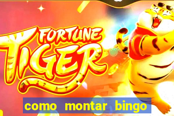 como montar bingo brinquedos toia