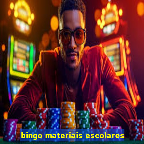 bingo materiais escolares