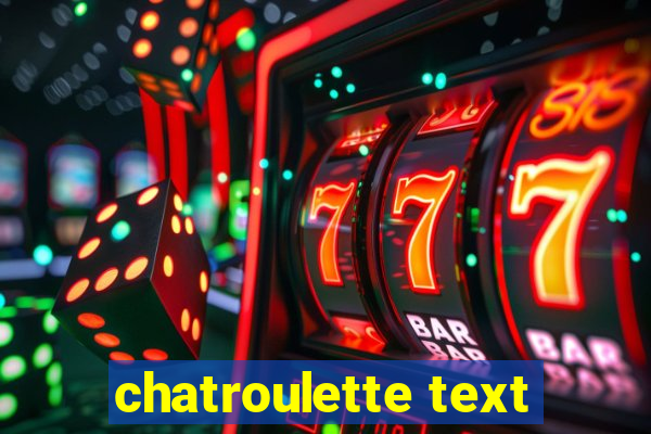 chatroulette text