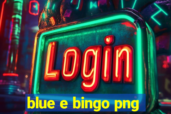 blue e bingo png