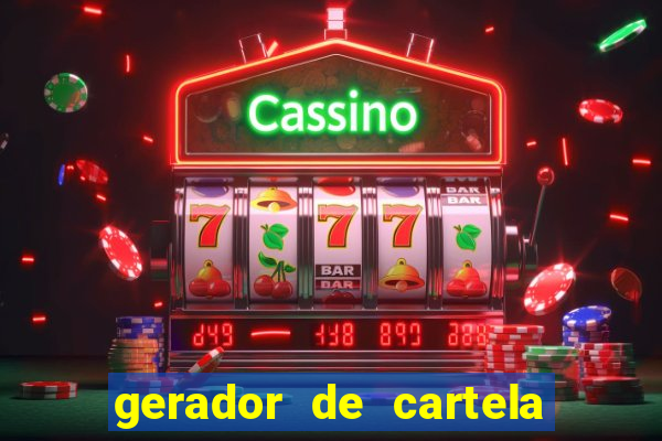 gerador de cartela de bingo