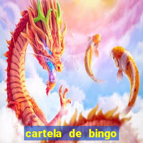 cartela de bingo cha de panela