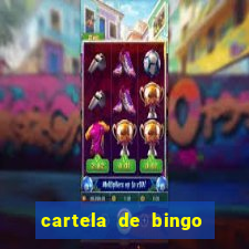 cartela de bingo cha de panela