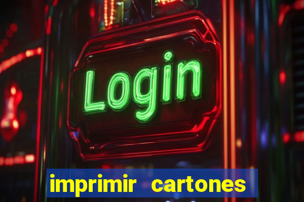 imprimir cartones de bingo