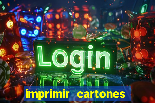 imprimir cartones de bingo