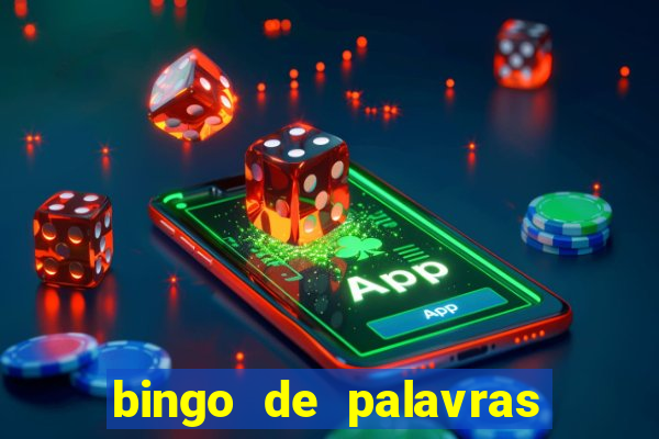 bingo de palavras de natal