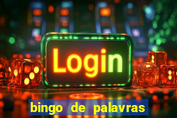 bingo de palavras de natal