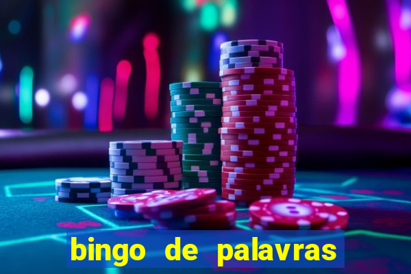 bingo de palavras de natal