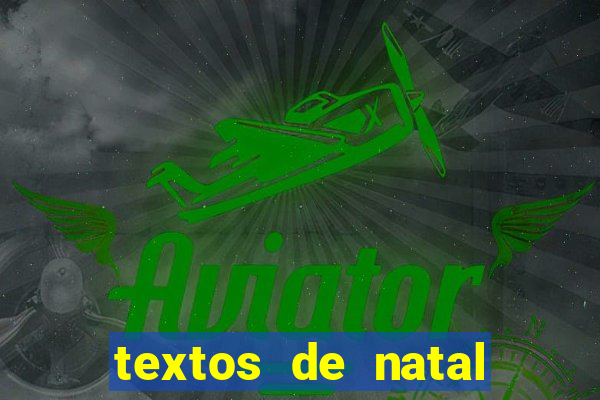 textos de natal para leitura