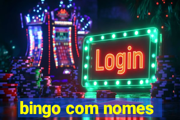 bingo com nomes