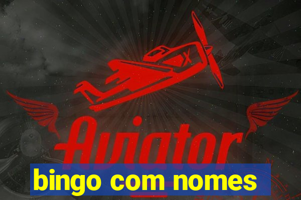 bingo com nomes