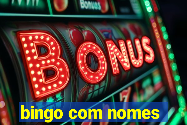 bingo com nomes