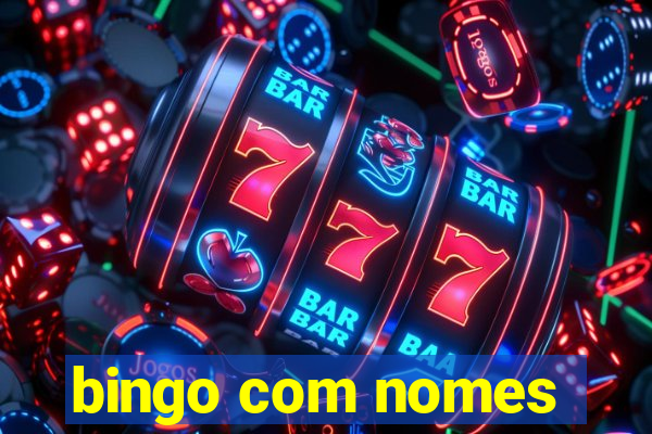 bingo com nomes