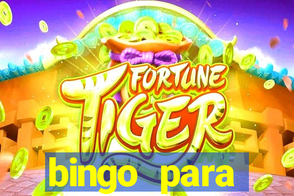 bingo para despedida de solteira para imprimir