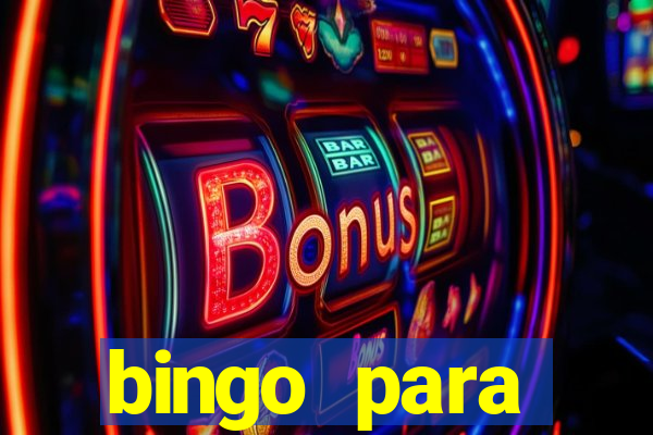 bingo para despedida de solteira para imprimir